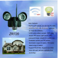 2015 new products flash led light security camera system with wifi achieving real-time monitoring